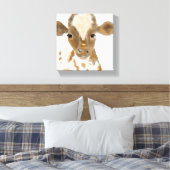 Baby Calf Leinwanddruck (Insitu (Schlafzimmer))