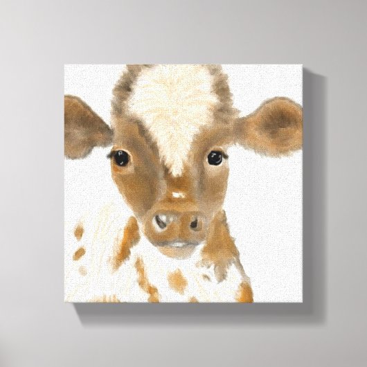 Baby Calf Leinwanddruck (Vorderseite)