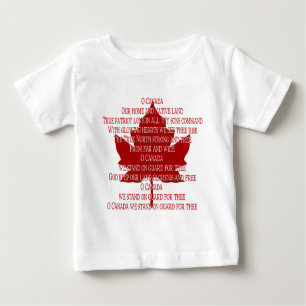 Baby Canada Anthem Shirt Souvenir Canada T-Shirt