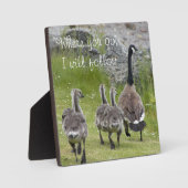 Baby Canada Ges mit Quote Foto Fotoplatte (Vorderseite)