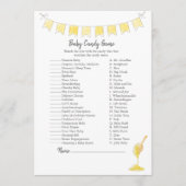 Baby Candy Game Teddy Bear and Honey Card Programm (Vorderseite)