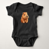 Baby Capybara Baby Strampler (Vorderseite)