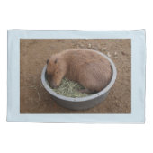 Baby Capybara Kissenbezug (Rückseite)