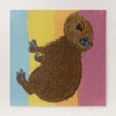 Baby Capybara Malerei Illustration Puzzle (Horizontal)