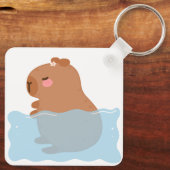 Baby Capybara Schlüsselanhänger (Rückseite)
