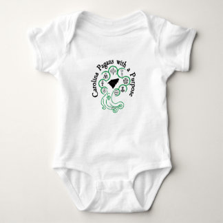 Baby, Carolina Pagans mit einem Zwecklogo Baby Strampler