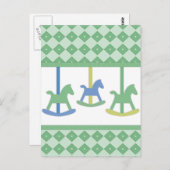 Baby Carousel Collection Postkarte (Vorne/Hinten)