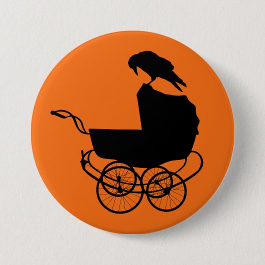 Baby Carriage and Crow Button (Vorderseite)