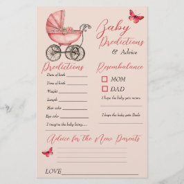 Baby Carriage Baby Shower Prediction Addiction Car
