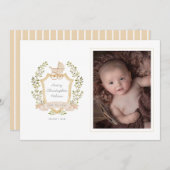 Baby Carriage Wappen | Neutral Ankündigung (Vorne/Hinten)