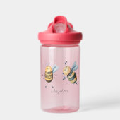 Baby Cartoon Bees Personalisiert Trinkflasche (Vorne)