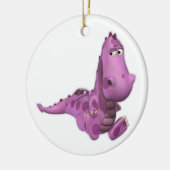Baby Cartoon Dragons: Smoky Keramikornament (Links)
