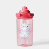 Baby Cartoon Hippopotamus Personalisiert Trinkflasche (Rückseite)