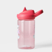 Baby Cartoon Hippopotamus Personalisiert Trinkflasche (Links)