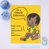 Baby Cartoon to Personalize - Flyer (Einzeln)