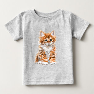 Baby Cat Baby T - Shirt - Malerei