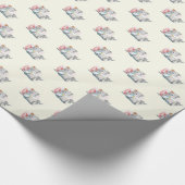 Baby Cat Funny Wrapping Paper Geschenkpapier (Ecke)