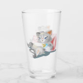 Baby Cat Glass Funny Glas (Rückseite)