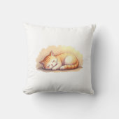 Baby Cat Sleeping Kissen (Vorderseite)