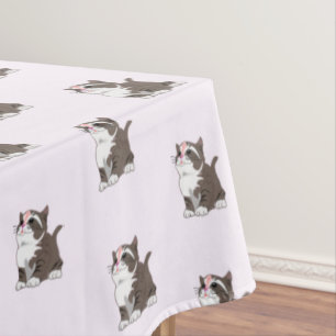 Baby Cat Tablecloth - Anpassbar Tischdecke