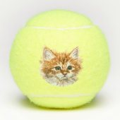 Baby Cat Tennis Balls Geschenk Tennisbälle (Vorderseite)