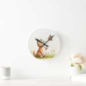 Baby Cat und Schmetterling Uhr (Zuhause)