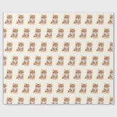 Baby Cat Wrapping Paper Geschenkpapier (Flach)