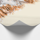 Baby cat Wrapping Paper - Ihre Farben - Text Geschenkpapier (Ecke)