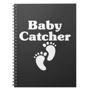 Baby Catcher Midfrau Niedlich Doula Birne Notizblock