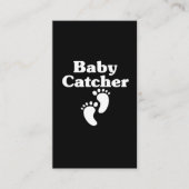 Baby Catcher Midfrau Niedlich Doula Birne Visitenkarte (Vorderseite)