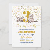 Baby Cats Perfect Party Child's Birthday Einladung (Vorderseite)