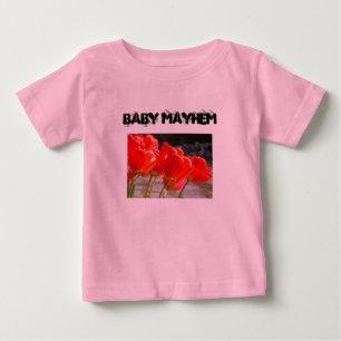 Baby-Chaos Kleinkind Baby-T-Shirts Lustig Humor Baby T-shirt