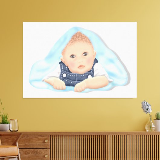 Baby Chase Wall Art Canvas Print Leinwanddruck (Insitu (Wohnzimmer))