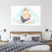 Baby Chase Wall Art Canvas Print Leinwanddruck (Insitu (Schlafzimmer))