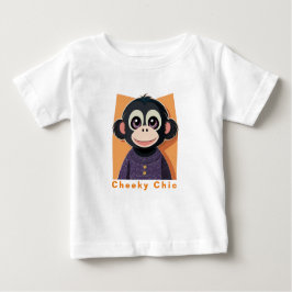 "Baby Cheeky Chimp" Baby T-shirt