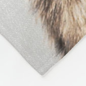 Baby Cheetah Colorful Grapic | Tiergeschenk Fleecedecke (Ecke)