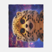 Baby Cheetah Fleecedecke (Vorderseite)