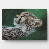 Baby Cheetah Fotoplaat met standaard Fotoplatte (Vorderseite)
