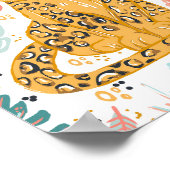 Baby Cheetah Kinderzimmer Poster (Ecke)