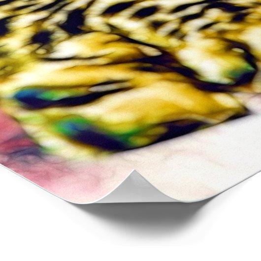 Baby Cheetah Poster (Ecke)