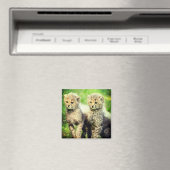 Baby Cheetahs Magnet (In Situ (Geschirrspüler))