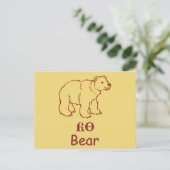 Baby Cherokee Bear Postkarte (Stehend Vorderseite)