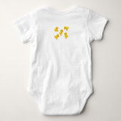 Baby Chick Bodysuit Baby Strampler (Rückseite)