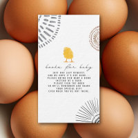 Baby Chick Boho Babydusche Buchanfrage