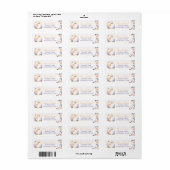 Baby Chick Boho Peach Lavender Floral Design - (Vorne)