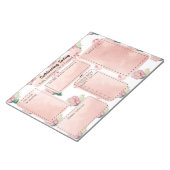 Baby Chick Fresh Spring Mindset Daily Intention Notizblock (angewinkelt)