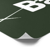 Baby Chick Green Kitchen Wall Art Poster (Ecke)