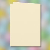 Baby Chick Happy Easter Egg Blue Yellow Flowers Karte