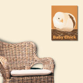 Baby Chick Hatching Orange Kitchen Leinwanddruck