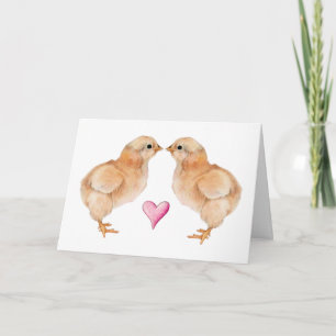 Baby Chick Liebe Card Karte
